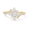 Thumbnail Image 1 of 1 CT. T.W. Certified Lab-Grown Multi-Diamond Bypass Ring in 10K Gold (F/VS2)