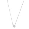 Thumbnail Image 1 of 1/4 CT. T.W. Certified Lab-Grown Multi-Diamond Necklace in 10K White Gold (F/VS2)