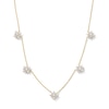 Thumbnail Image 1 of 1 CT. T.W. Certified Lab-Grown Multi-Diamond Station Necklace in 10K Gold (F/VS2)