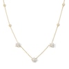Thumbnail Image 1 of 3/4 CT. T.W. Certified Lab-Grown Multi-Diamond Station Necklace in 10K Gold (F/VS2)