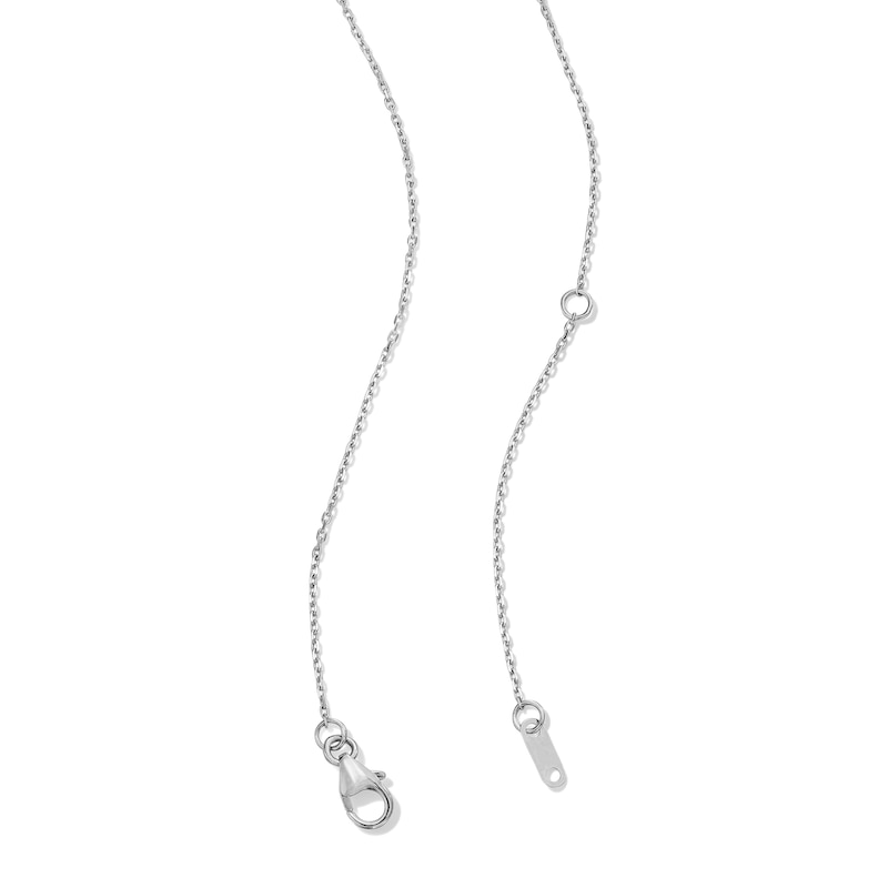 Main Image 2 of 3/4 CT. T.W. Certified Lab-Grown Multi-Diamond Station Necklace in 10K White Gold (F/VS2)