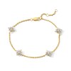 Thumbnail Image 1 of 3/4 CT. T.W. Certified Lab-Grown Multi-Diamond Station Bracelet in 10K Gold (F/VS2)