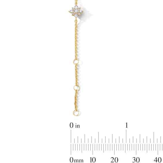 3/4 CT. T.w. Certified Lab-Grown Multi-Diamond Station Bracelet in 10K Gold (F/Vs2)