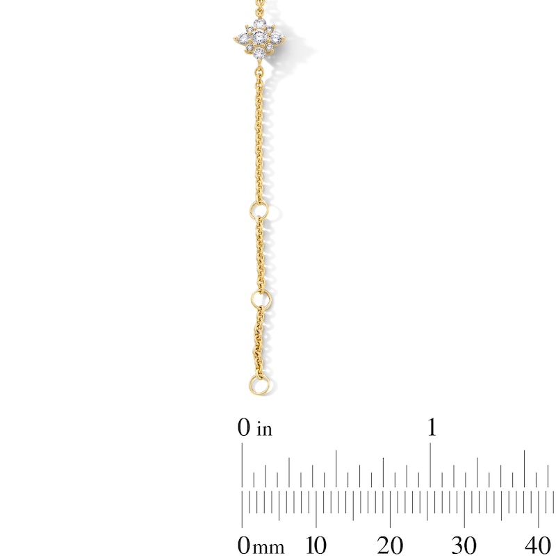 Main Image 2 of 3/4 CT. T.W. Certified Lab-Grown Multi-Diamond Station Bracelet in 10K Gold (F/VS2)
