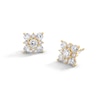 Thumbnail Image 1 of 1 CT. T.W. Certified Lab-Grown Multi-Diamond Stud Earrings in 10K Gold (F/VS2)