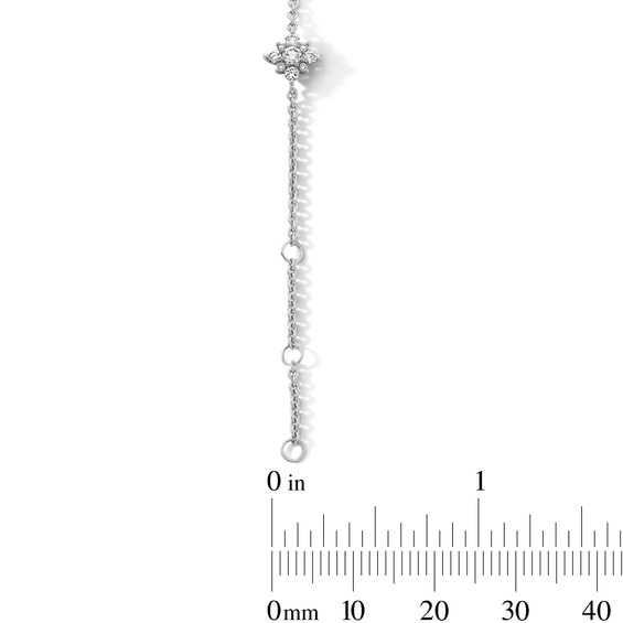 3/4 CT. T.w. Certified Lab-Grown Multi-Diamond Station Bracelet in 10K White Gold (F/Vs2)