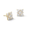 Thumbnail Image 1 of 1-1/2 CT. T.W. Certified Lab-Grown Multi-Diamond Stud Earrings in 10K Gold (F/VS2)