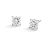 Thumbnail Image 1 of 1/2 CT. T.W. Certified Lab-Grown Multi-Diamond Stud Earrings in 10K White Gold (F/VS2)