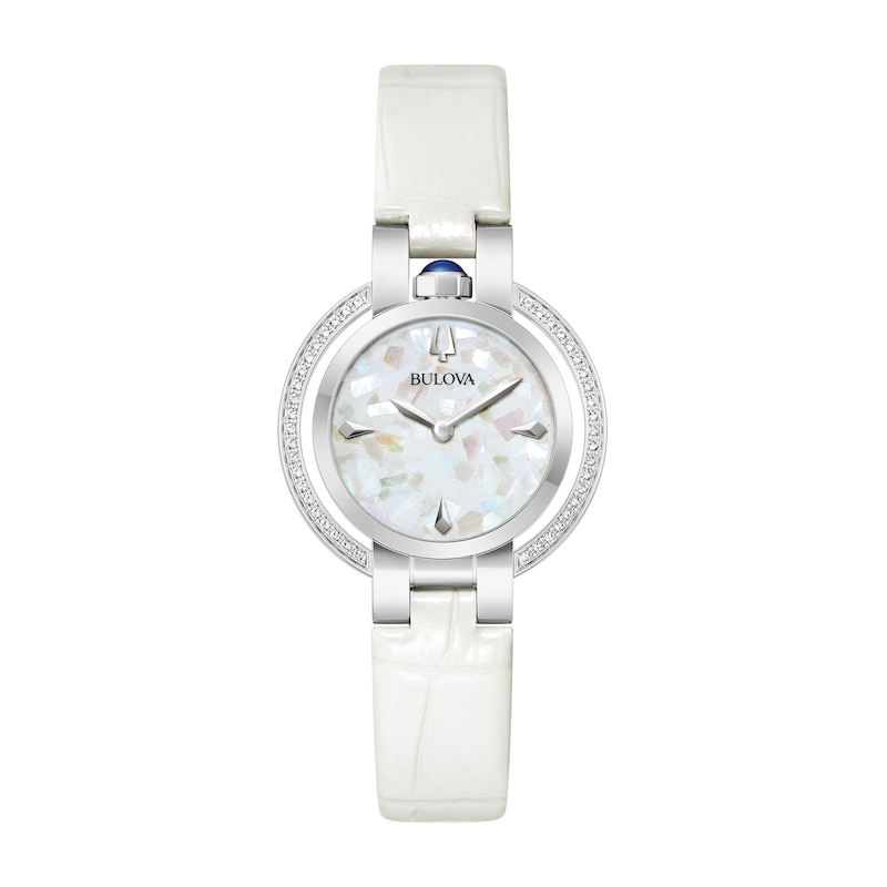 Main Image 1 of Ladies’ Bulova 150th Anniversary Edition Rubaiyat Four Seasons Winter Watch with Icy White Dial (Model: 96R254)
