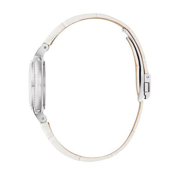 Ladiesâ Bulova 150th Anniversary Edition Rubaiyat Four Seasons Winter Watch with Icy White Dial (Model: 96R254)