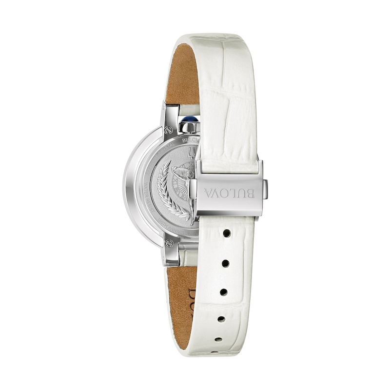 Main Image 4 of Ladies’ Bulova 150th Anniversary Edition Rubaiyat Four Seasons Winter Watch with Icy White Dial (Model: 96R254)