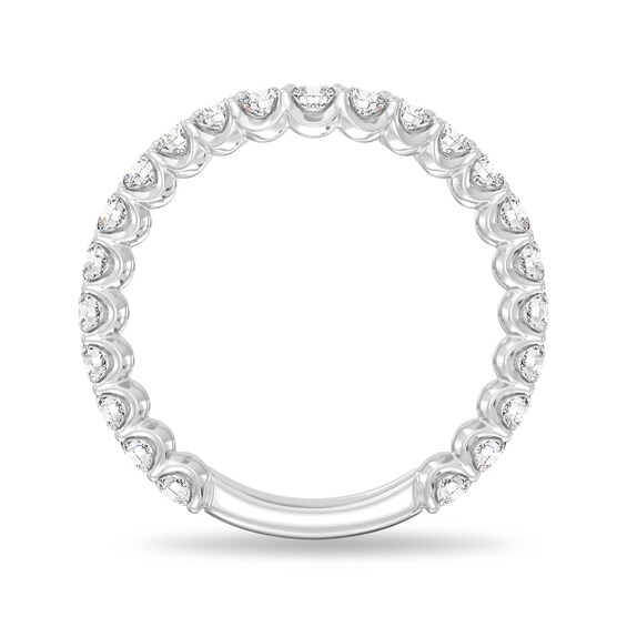 Enchanted Star 1 CT. T.w. Certified Lab-Grown Diamond Contour Band in 14K White Gold (F/Vs2)