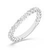 Thumbnail Image 1 of Enchanted Star 1 CT. T.W. Certified Lab-Grown Diamond Contour Band in 14K White Gold (F/VS2)