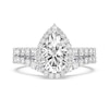 Thumbnail Image 5 of Enchanted Star Ariel 3 CT. T.W. Pear-Shaped Certified Lab-Grown Diamond Frame Engagement Ring in 14K Two-Tone Gold