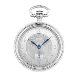 Bulova 150th Anniversary Limited Edition Pocket Watch with Silver-Tone Dial (Model: 96A325)