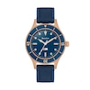 Thumbnail Image 1 of Men's Bulova 150th Anniversary Special Edition MIL-SHIPS Bronze Case Automatic Watch with Blue Dial (Model: 98A325)