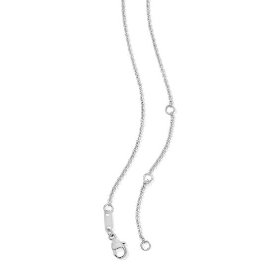 2 CT. T.w. Certified Lab-Grown Diamond Graduated Necklace in 10K White Gold (F/Vs2)