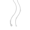 Thumbnail Image 3 of 1 CT. T.W. Certified Lab-Grown Diamond Graduated Necklace in 10K White Gold (F/VS2)