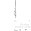 Thumbnail Image 3 of 4 CT. T.W. Certified Lab-Grown Diamond Graduated Line Bracelet in 10K White Gold (F/VS2)