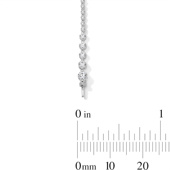 4 CT. T.w. Certified Lab-Grown Diamond Graduated Line Bracelet in 10K White Gold (F/Vs2)