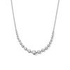 Thumbnail Image 1 of 3 CT. T.W. Certified Lab-Grown Diamond Graduated Necklace in 10K White Gold (F/VS2)