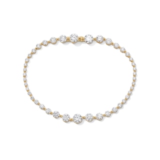 6 CT. T.W. Lab-Grown Diamond Graduated Line Bracelet in 10K Gold (F/VS2)