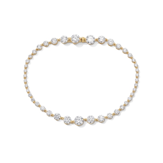 6 CT. T.w. Certified Lab-Grown Diamond Graduated Line Bracelet in 10K Gold (F/Vs2)