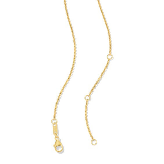 1 CT. T.w. Certified Lab-Grown Diamond Graduated Line Necklace in 10K Gold (F/Vs2)