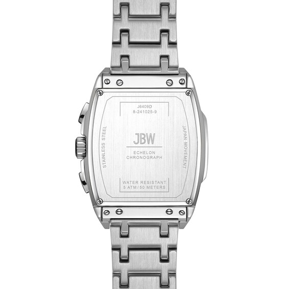Men's JBW Echelon 1/2 CT. T.w. Diamond Chronograph Watch with Tonneau Blue Dial (Model: J6409D)