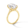 Thumbnail Image 2 of 6 CT. Oval Certified Lab-Grown Diamond Solitaire Engagement Ring in 14K Gold (F/VS2)