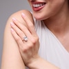 Thumbnail Image 2 of 6 CT. Oval Certified Lab-Grown Diamond Solitaire Engagement Ring in 14K White Gold (F/VS2)