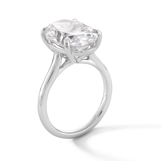 6 CT. Oval Certified Lab-Grown Diamond Solitaire Engagement Ring in 14K Gold (F/Vs2