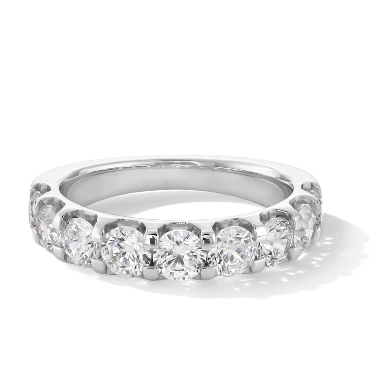 Main Image 1 of 2 CT. T.W. Certified Lab-Grown Diamond Nine Stone Anniversary Band in 14K White Gold (F/VS2)