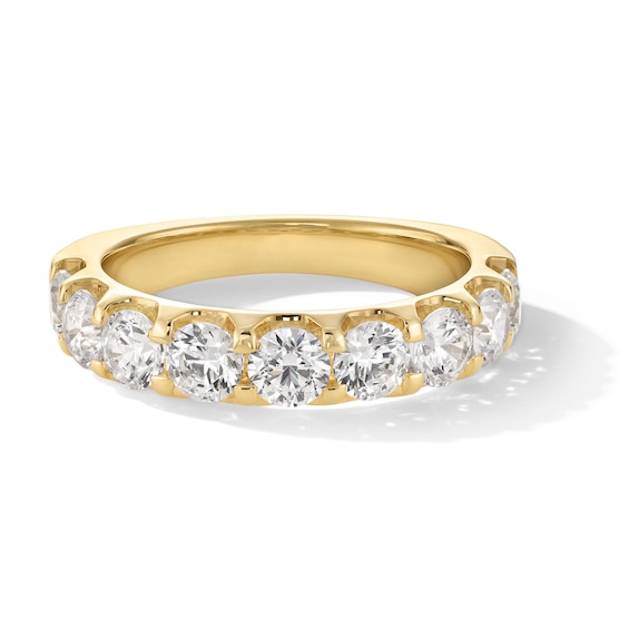 2 CT. T.w. Certified Lab-Grown Diamond Nine Stone Anniversary Band in 14K Gold (F/Vs2)