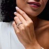 Thumbnail Image 2 of 2 CT. T.W. Certified Lab-Grown Diamond Nine Stone Anniversary Band in 14K Gold (F/VS2)