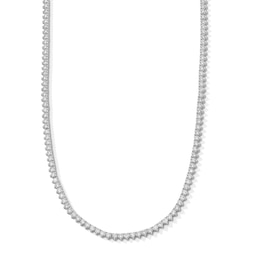 5 CT. T.W. Certified Lab-Grown Diamond Riviera Necklace in 10K White Gold (F/VS2)