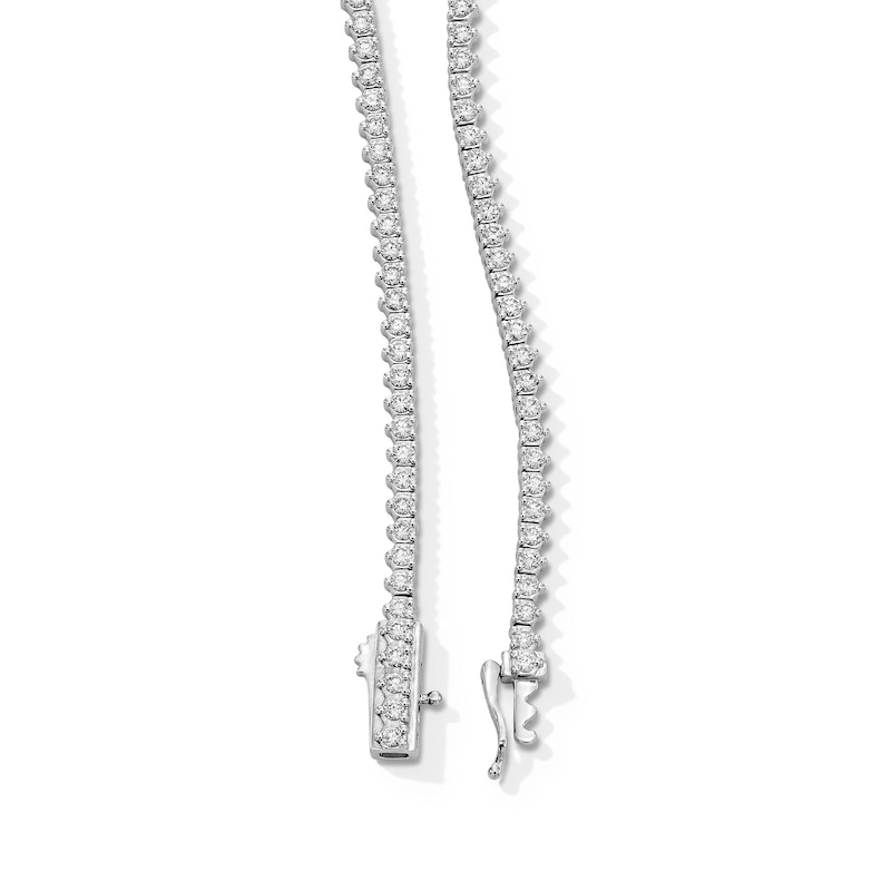 Main Image 2 of 5 CT. T.W. Certified Lab-Grown Diamond Riviera Necklace in 10K White Gold (F/VS2)