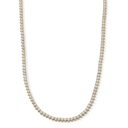 3 CT. T.W. Certified Lab-Grown Diamond Riviera Necklace in 10K Gold (F/VS2)