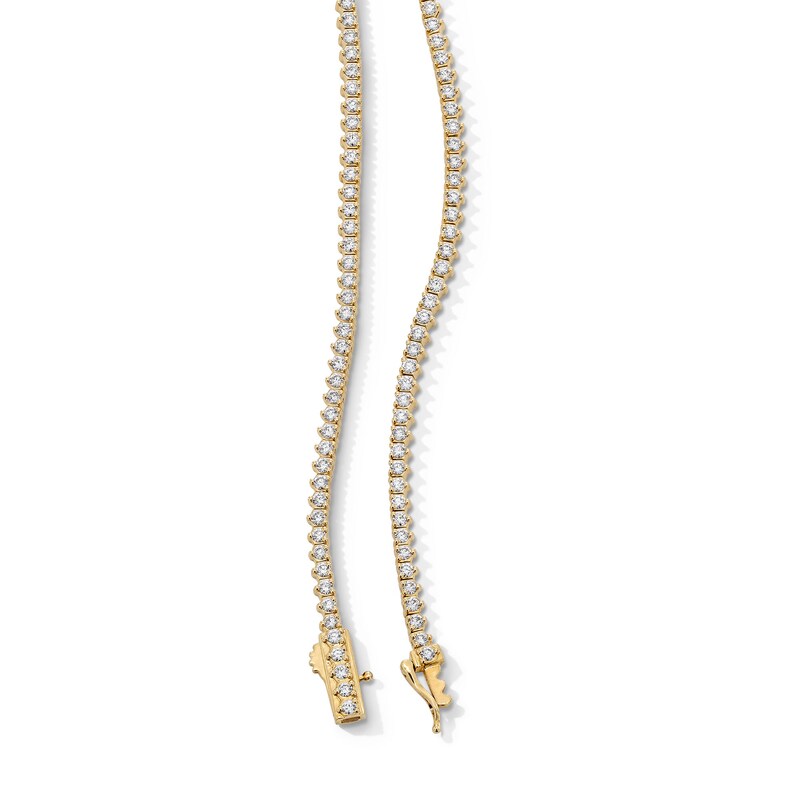 Main Image 2 of 3 CT. T.W. Certified Lab-Grown Diamond Riviera Necklace in 10K Gold (F/VS2)