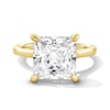 Thumbnail Image 1 of 6 CT. Princess-Cut Certified Lab-Grown Diamond Solitaire Engagement Ring in 14K Gold (F/VS2)