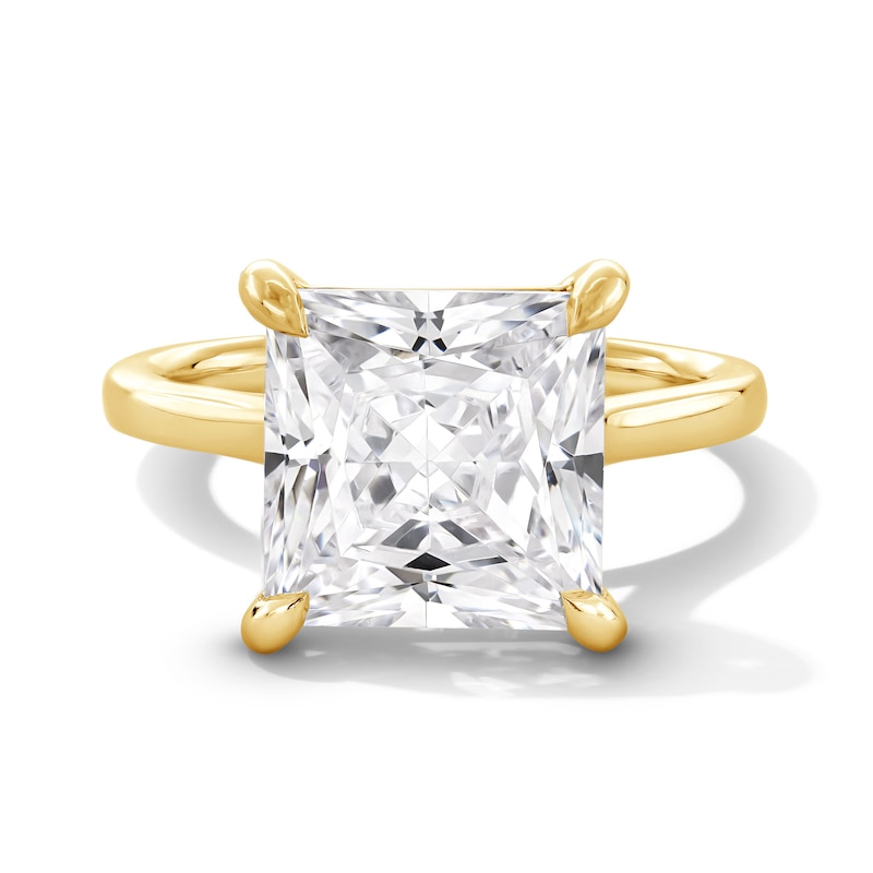 Main Image 1 of 6 CT. Princess-Cut Certified Lab-Grown Diamond Solitaire Engagement Ring in 14K Gold (F/VS2)
