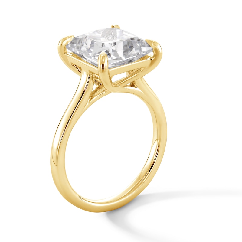 Main Image 2 of 6 CT. Princess-Cut Certified Lab-Grown Diamond Solitaire Engagement Ring in 14K Gold (F/VS2)
