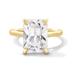 Thumbnail Image 1 of 6 CT. Emerald-Cut Certified Lab-Grown Diamond Solitaire Engagement Ring in 14K Gold (F/VS2)