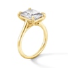 Thumbnail Image 2 of 6 CT. Emerald-Cut Certified Lab-Grown Diamond Solitaire Engagement Ring in 14K Gold (F/VS2)