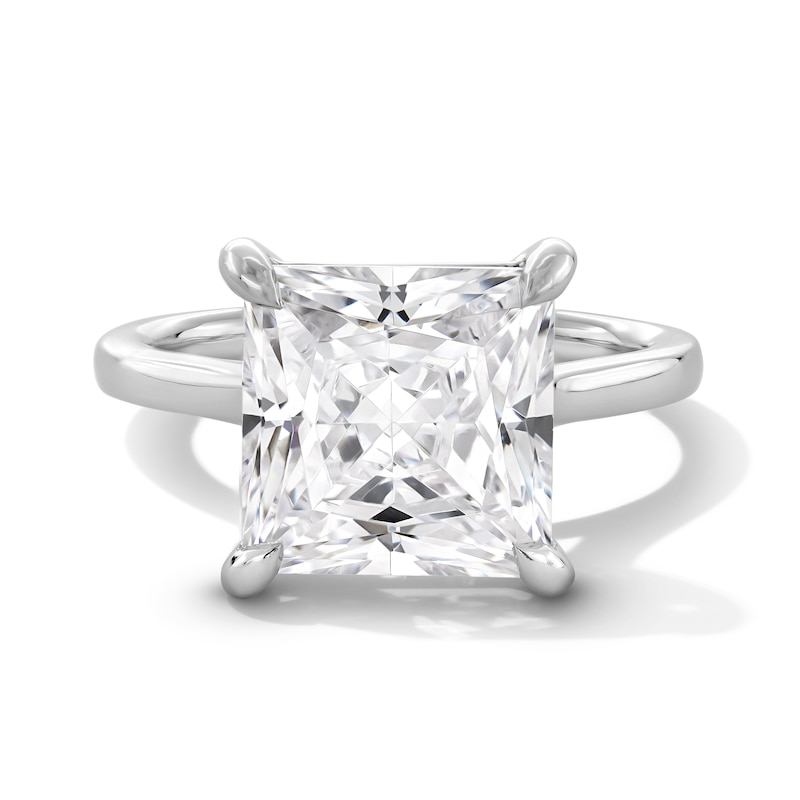 Main Image 1 of 6 CT. Princess-Cut Certified Lab-Grown Diamond Solitaire Engagement Ring in 14K White Gold (F/VS2)