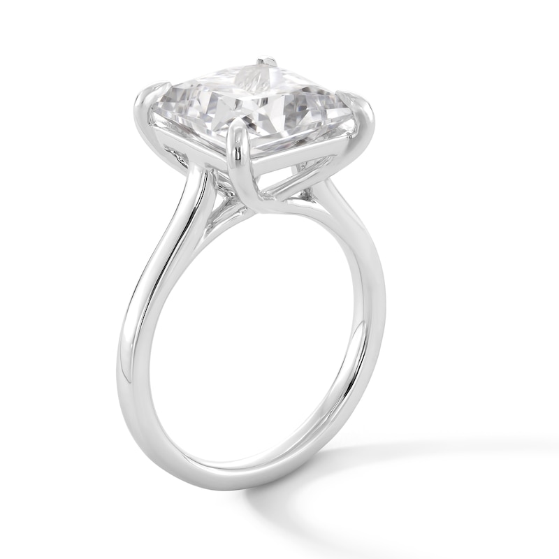 Main Image 2 of 6 CT. Princess-Cut Certified Lab-Grown Diamond Solitaire Engagement Ring in 14K White Gold (F/VS2)