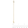 Thumbnail Image 2 of 1/4 CT. Pear-Shaped Certified Lab-Grown Diamond Solitaire Bracelet in Sterling Silver with 14K Gold Plate (F/VS2)