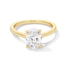 Thumbnail Image 1 of 3 CT. Oval Certified Lab-Grown Diamond Solitaire Engagement Ring in 14K Gold (F/VS2)