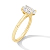 Thumbnail Image 2 of 3 CT. Oval Certified Lab-Grown Diamond Solitaire Engagement Ring in 14K Gold (F/VS2)