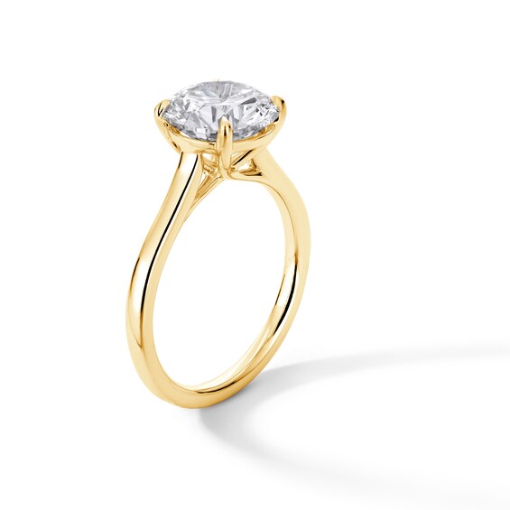 4 CT. Certified Lab-Grown Diamond Solitaire Engagement Ring in 14K Gold (F/Vs2)